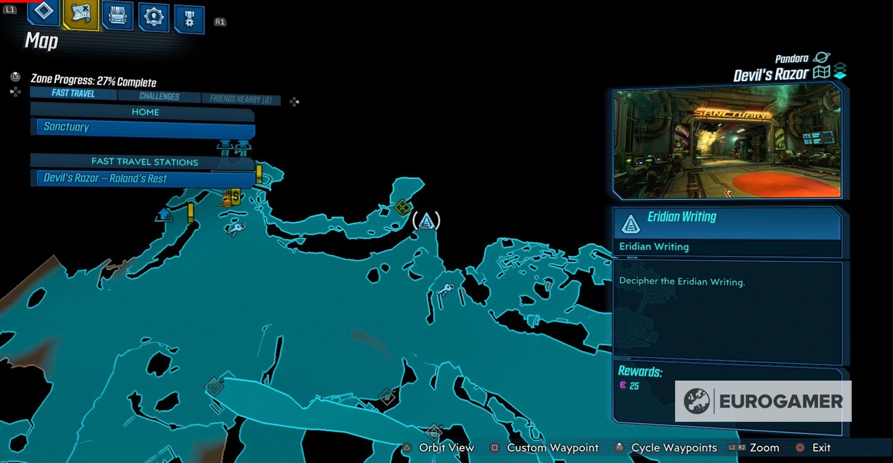 Borderlands 3 Eridian Writing locations explained